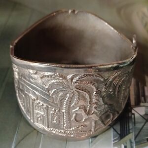 Vintage Signed Depose French Cuff Bracelet With Pin Clasp 💫